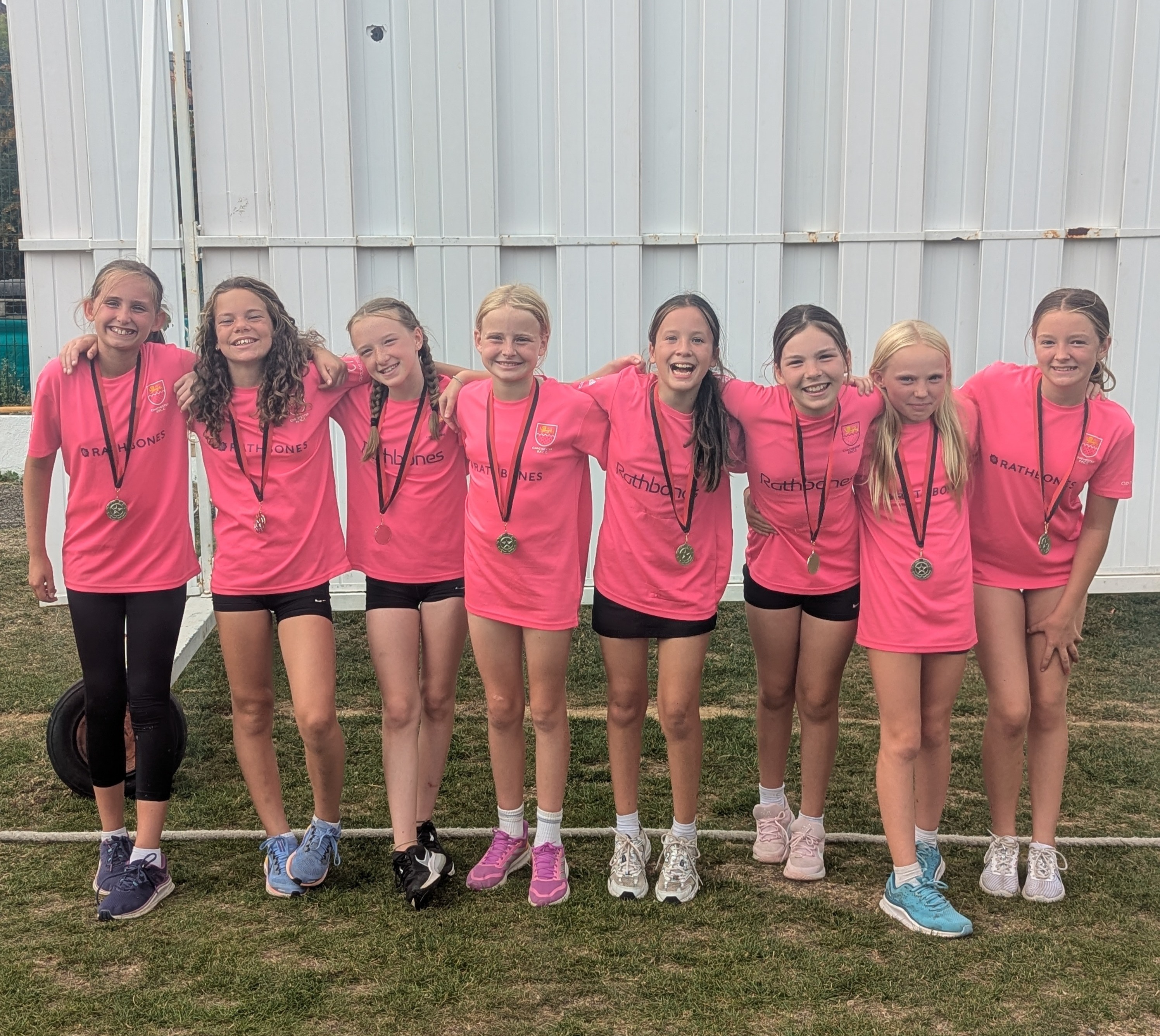 Chichester u11 girls at Regional Finals
